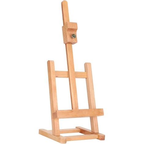 Chevalet en Bois, Petits Artistes Réglable Hêtre Bureau Support D'affichage de Peinture Chevalet de Table pour Enfants Artiste Adultes étudiants Salle de Classe (1/5)