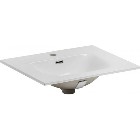 Vasque en céramique Sky - 61 x 46 x 17 cm - Blanc - Livraison gratuite