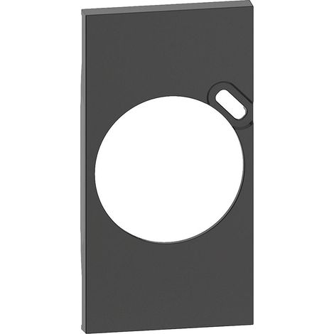 Plastron de finition Living Now pour prise Surface avec prise USB Type-C noir mat BTICINO BTKG62 (1/2)