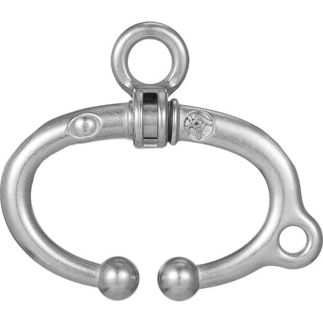 Anneau Nez Bovin Acier Inoxydable avec Pince à Ressort Outil de Traction pour Sevrage Vache Anneau Durable pour Bétail Moyen Jusquà (1/5)
