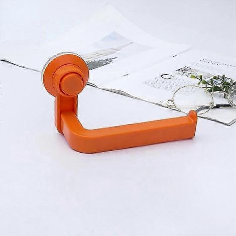Papierhandtuchhalter mit Saugnapf für Bad und Küche, kein Bohren erforderlich, platzsparender Papierhandtuchspender, praktisches Zubehör (1/5)