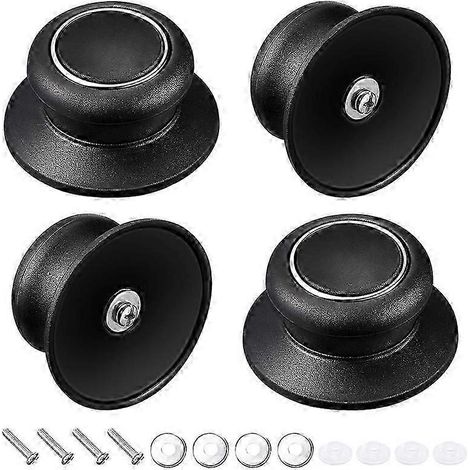 4 boutons de couvercle de casserole, poignée de maintien, bouton de remplacement universel pour couvercle d'ustensiles de cuisine (1/5)