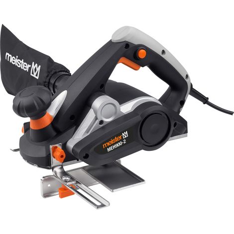 Meister Elektrohobel MEH 900-2, 900 W - Hobelbreite 82 mm - Spantiefe 3 mm - Falztiefe 15,5 mm