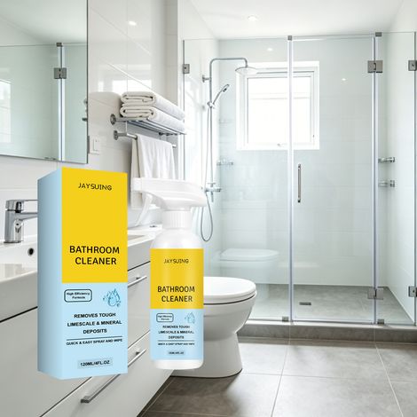 Bathroom Cleaner, for Daily Toilet and Bathroom Cleaning, Stain Removal, Fresh Fragrance Residue Cleaner -- 120ml -- BIEMMEDUE (1/5)