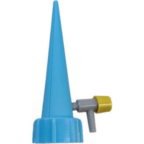 Piquet d'arrosage automatique pour plantes, dispositif d'arrosage automatique en plastique avec vanne réglable pour systèmes de jardinage intérieurs et extérieurs (1/3)