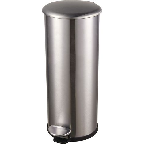 Raccoglitore di scarti Tretabfallsammler Helit "the zinc" 20l D239xH566mm VA argento