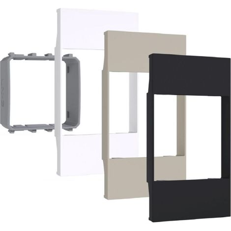 Vemer kit installazione mont. living now 2 moduli bi/nr/sab ve793400