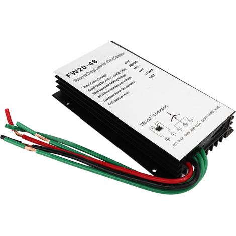 48V 2000W Windturbinenregler aus Aluminiumlegierung, wasserdicht, PWM-Steuerung mit automatischer Identifizierung (1/5)