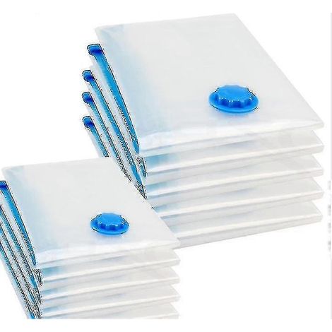 KINCJON Lot de 6 sacs de rangement XXL pour vêtements et couettes - ykc100120cm (1/4)