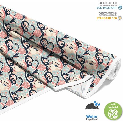 Outdoor-Dekorstoff Oxford – Feminines Motiv DX10169 (1/5)