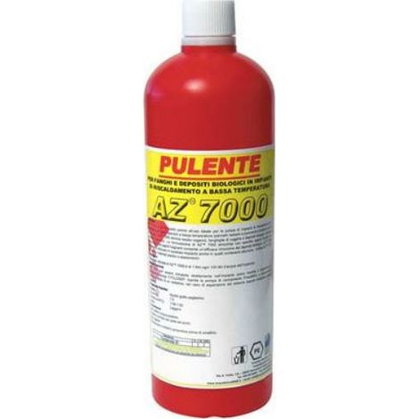 AZ 7000 Pulente per fanghi e residui biologici specifico per impianti di riscaldamento a pavimento - Bottiglia da 1 Kg PC7001