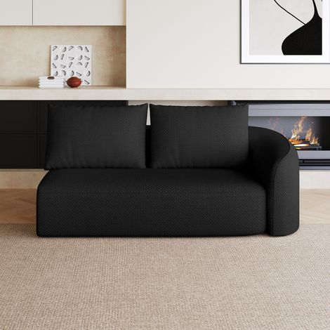 Y168-3R-BLACK Right-2seat Black (1/5)