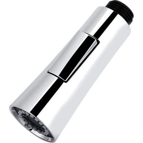 Aérateur de robinet et douchette extractible pour robinet de cuisine multifonctionnel, douchette, robinet de salle de bain, 10,3 x 3,7 cm, 1 pièce, argent (1/5)