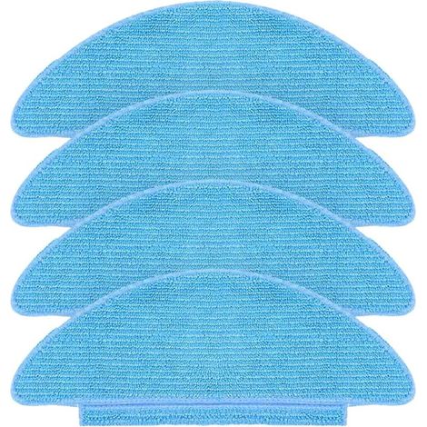 Set mit 4 Ersatztüchern für Lubluelu SL60D, Tikom L9000/L8000 und Laresar L6 Nex Saugroboter, wiederverwendbare und waschbare Wischmopp-Ersatzteile (1/3)