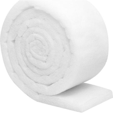 Cotone filtrante per acquario - adatto per la filtrazione di acquari e laghetti tampone filtrante per acquario - 50 x 3 x 100 cm - ritagliabile. (1/5)