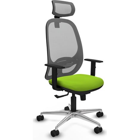 Chaise de bureau piqueras y crespo Cilanco noir support lombaire (1/2)