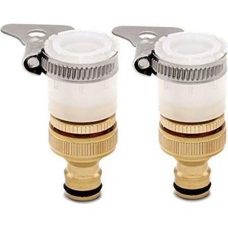 Adattatore universale 2 in 1 per rubinetto in rame – raccordo femmina da 1/2" e 3/4". (1/4)