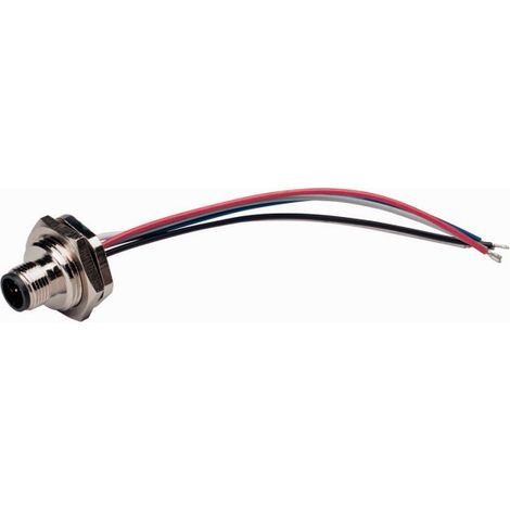 Traversée de boîtier SWD connecteur mâle M12 5 câbles longueur 0.15 m 000179542 EATON SWD4-PRM5-2-S
