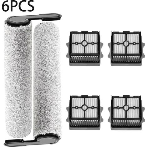 (6 pièces) Convient pour l'aspirateur Tineco Floor One Switch S6/Stretch S6/S7 Stretch Ultra (brosse rotative, filtre HEPA, accessoires) (1/4)