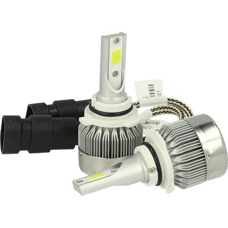 Kit Full Lampada Led Cob 9006 HB4 12V 24V Bianco 6000K Per Abbagliante e Fendinebbia Senza Driver (1/3)
