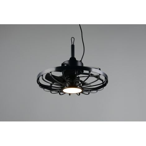 Éventail noir Oslo Ø 51cm - R69692102 (1/3)