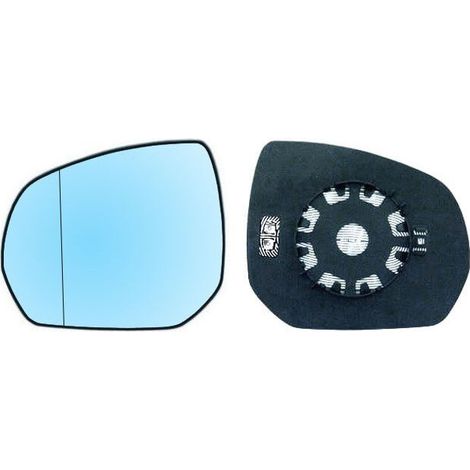 Verre de rétroviseur gauche asphérique bleu chauffant Citroen C4 Picasso 2007-2013
