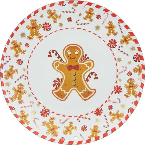 Lot de 12 dessous d'assiette pain d'épice (1/2)