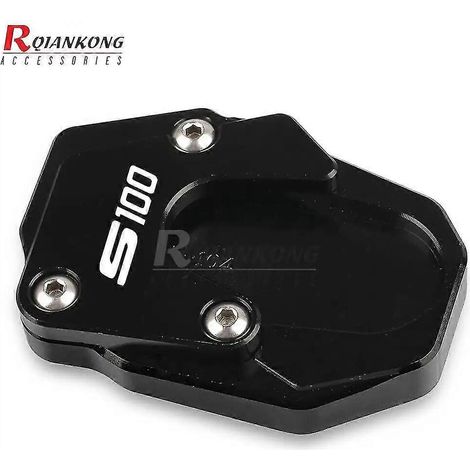 CNC-Fräse für Motorradständer (vergrößerte Auflagefläche) für SUZUKI V-STROM 1000/1000XT/1050/1050XT VSTROM DL1000 DL1050 XT – S100-Logo