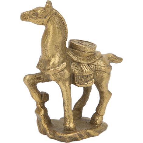 Copper Horse Ornaments Exquisite Durable Retro Craft Statue for Office Living Room Decoration (1/5)