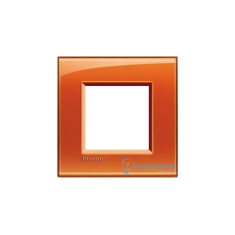 Placa cuadrada de 2 módulos Livinglight BTILNA4802OD