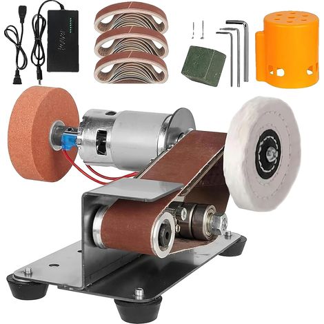 Ponceuse à bande électrique, 7 vitesses, design compact, Prise EU (1/2)