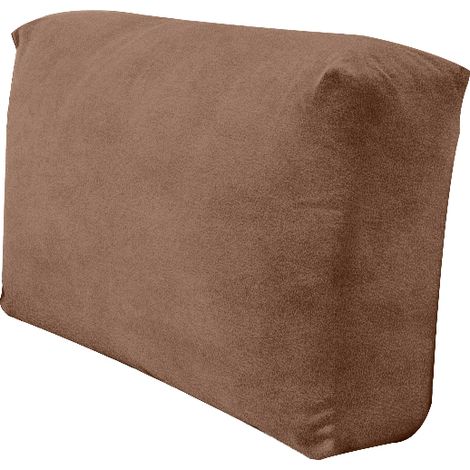 Housse de canapé en velours marron – Coussin de dossier – Matériau imperméable – Protection contre salissures et poils d'animaux (1/5)