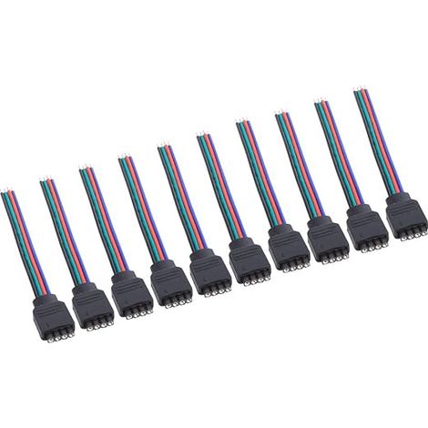 4 Pin Led Cable Connector,4 Pin Led Wire Connector,4 Pin Led Connector,4 Pin Rgb Led Light Strip Connectors,10 Rgb Connector,4 Pin Connection,4 Pin RGB Adapter,Verbinder Led Strip (1/5)
