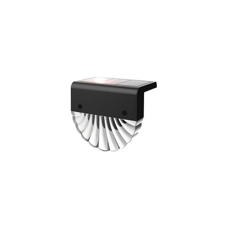 Lumière solaire extérieure, spot de marche étanche pour escaliers, terrasses, garde-corps, jardin, murs, éclairage LED blanc chaud ou multicolore, 1 pièce (1/5)