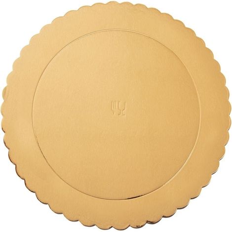 Base à gâteau, gâteau rond doré de 26 cm (1/5)