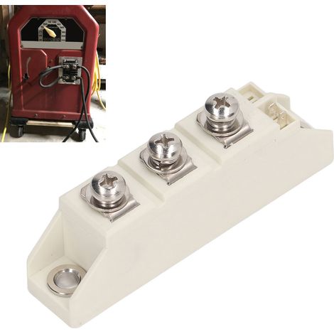 Module semi-contrôlé JLSKKH72/16E, module blanc, module diode 72A/1600V, module Semikron, module SCR de type Semikron. (1/5)