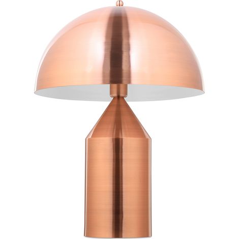 Tischlampe - Designer-Wohnzimmerlampe - Donato Chrom Roségold (1/5)