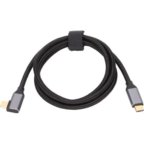 100-W-USB-C-PD-Schnellladekabel aus geflochtenem Nylon, USB 3.1 Gen2 10 Gbit/s, 4K 60 Hz (1 m) (1/5)
