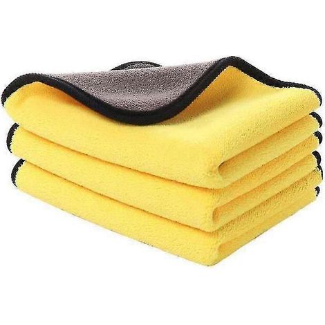 Stück flauschige Mikrofasertücher zum Staubwischen und Polieren, Mikrofasertuch, Polyester (1/2)