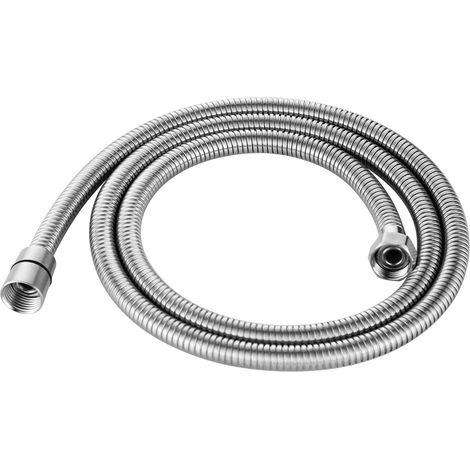 Tubo flessibile per doccia in acciaio inox 304, molla antideflagrante, tubo flessibile telescopico per doccia, 1,5 m