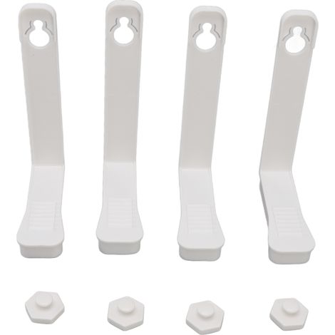 4 pinces antidérapantes pour drap de lit, clips étanches à forte force de serrage, attaches pour housse de matelas et canapé (1/5)
