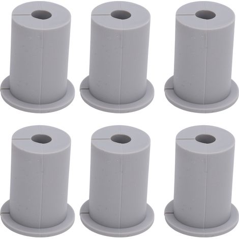 Kit de 6 passe-câbles Ethernet en silicone, finition esthétique, pour trous muraux de 25 mm (1 pouce). (1/5)