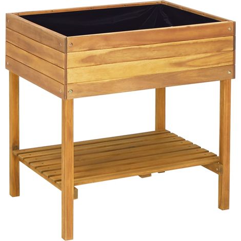 Maison Exclusive - Hochkübel 78,5 x 58,5 x 78,5 cm Massivholz Aka