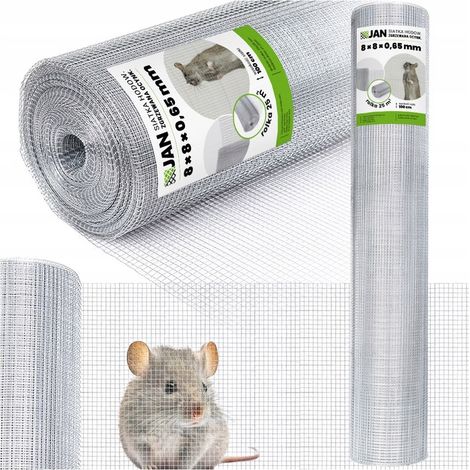 Nagetiersicheres Netz für Volieren, geschweißt, Zink, 8 x 8 x 0,65 m, 25 m² (1/5)