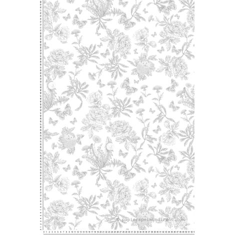 Papier peint Nature Gris Tartine et Chocolat Lutèce (1/2)