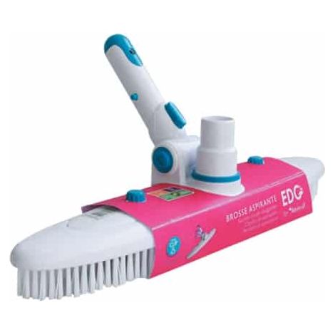 Brosse De Parois Et Fond Piscine - Aspirante Avec Connecteur Tuyau Flottant 38Mm - Grande Largeur (1/2)