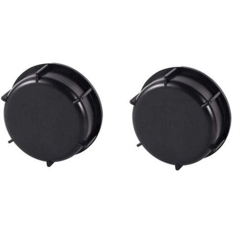 Lot de 2 S100x8 IBC Bouchon Cuve,Raccords Robinet Tuyau ,Raccord Cuve 1000 litres,pour Vanne Cuve 1000l,Reservoir eau de Pluie,Conteneur