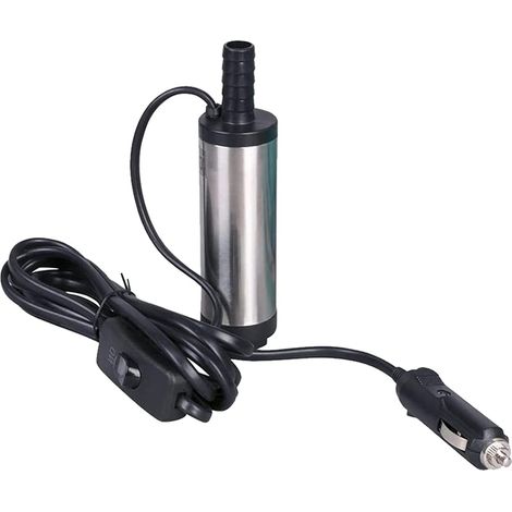 12 V Pompe Carburant,38 mm Pompe Vidange Eau (Huile,Diesel Voiture de Transfert ou Ravitaillement) pour Auto Camping-car,Caravane,Grand engin et les applications Marines (1/5)