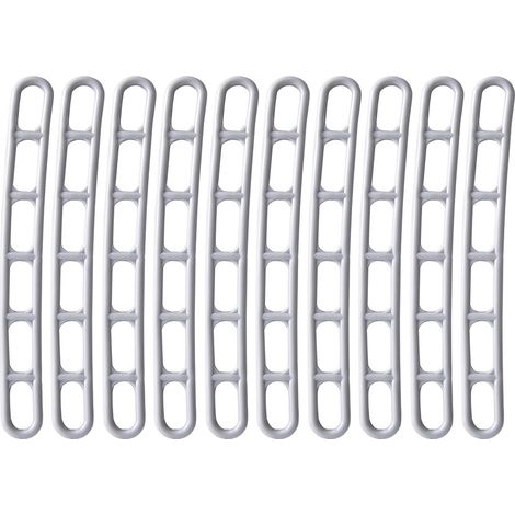Lntyq 10x Kunststoff Abspannelemente 6 Loch Camping Seilspanner Planenspanner Wohnwagen Markisenzubehör Markisenzeltspanner Campingzubehör für Campingzelte Planen (1/3)
