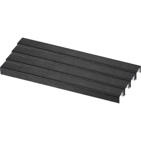 20 Gauge Agrafes À Couronne Étroite 7/16"x1/3", 5000Pcs Acier Galvanisé Pour Pneumatique, Agrafeuse Électrique, Noir (1/5)